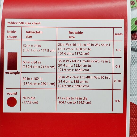 70" Round Vinyl Tablecloth Nutcracker Argyle Christmas Peva Holiday Time - Picture 4 of 6